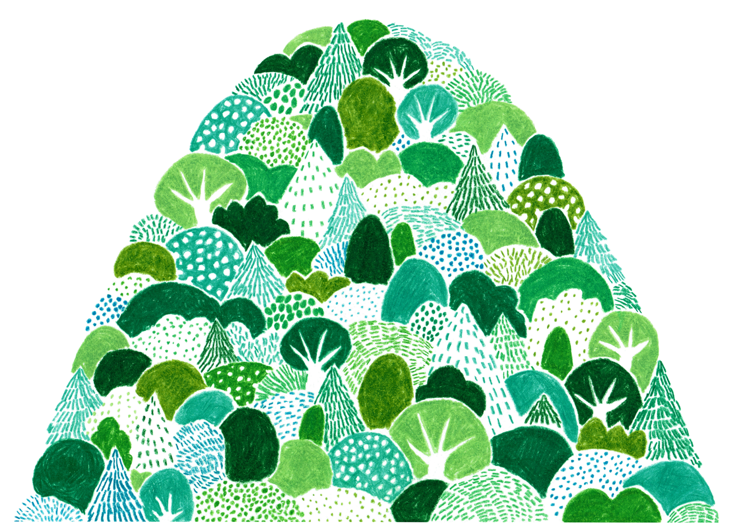 森のイラスト